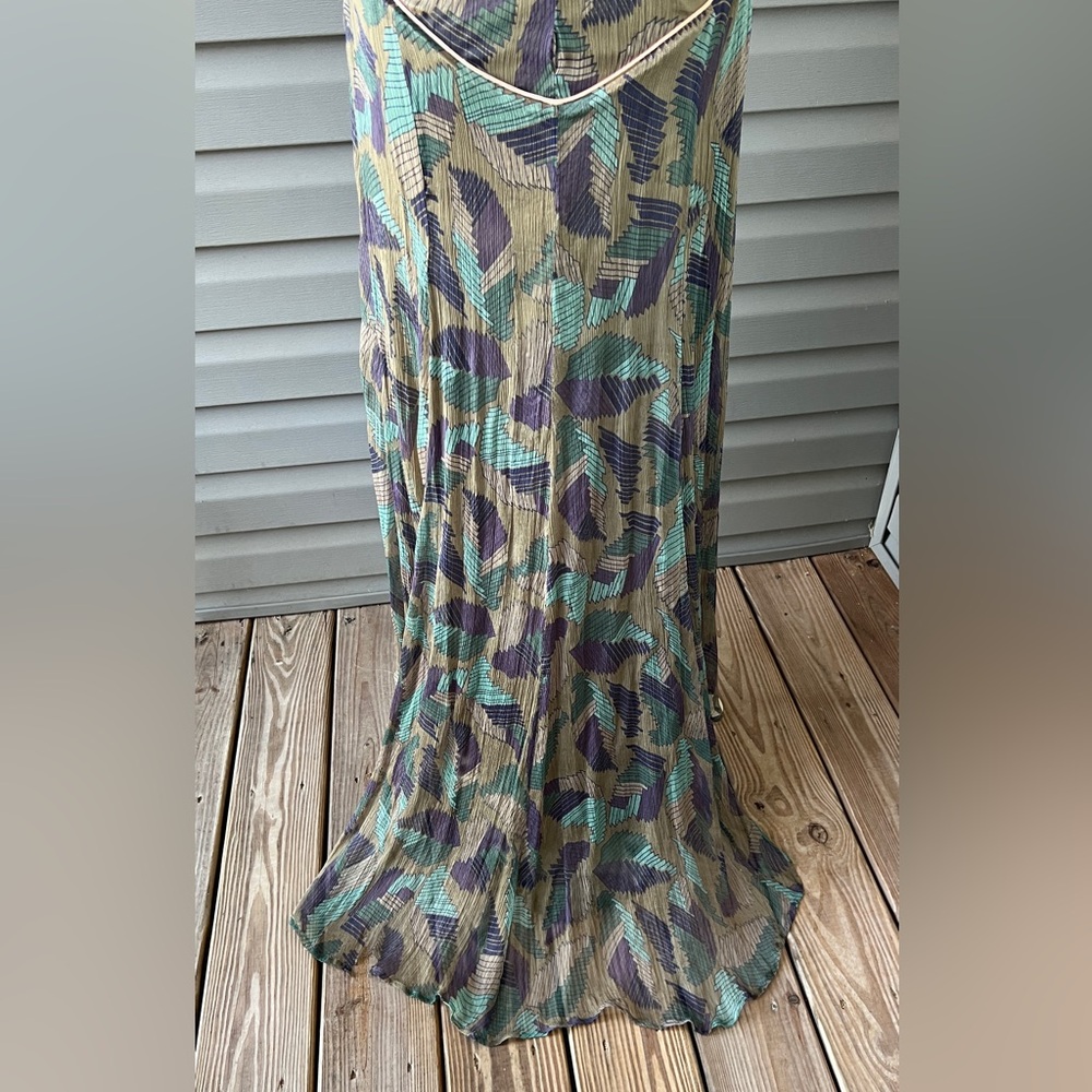 Diesel Dress Silk Dress Fregius Vestito Chiffon High Low Sz M - Picture 10 of 15